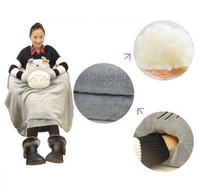 

мой сосед тоторо плюшевые куклы руку теплее подушки в 170x100cm одеяло