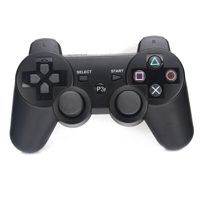 

Bluetooth Wireless Double shock Vibration Controller Console for PS3 Black Blue Hot