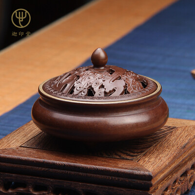 

Jiayintang Xiangyun Jinyun copper incense burner home decoration incense sandalwood incense coil incense burner