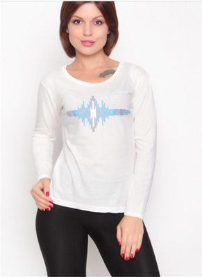 

Round neck printed long-sleeved T-shirt loose&simple Ships from Russia Delivery estimate 37 days