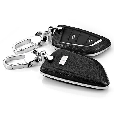 

SAIBON BMW key bag BMW new 5 series key bag leather protective case key ring men&women
