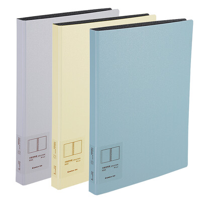 

Coix Comix A4 simple information booklet folder folder 30 page file book A5323 gray