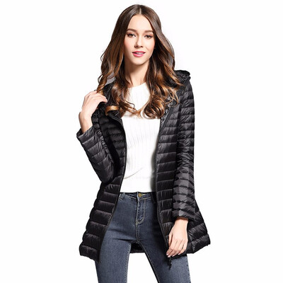 

light thin Down Jackets female Hoodie Outdoor sport Run Hiking wading Warm down jacket women