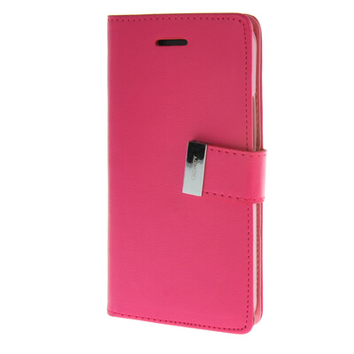 

MOONCASE чехол для HTC One M9 Flip Leather Wallet Card Slot Bracket Back Cover Hot pink