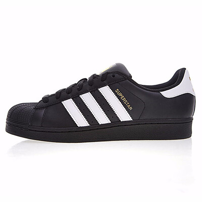 

Adidas Gold Label Shell Head Mens&Womens Walking Shoes Black Non-slip Wear-Resistant Balance B27140