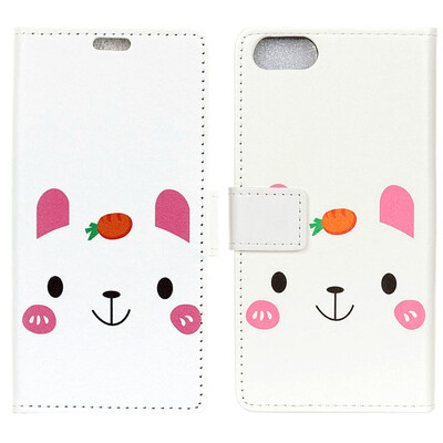 

MOONCASE Wiko Sunny 3 Painted Leather Case - Radish Rabbit