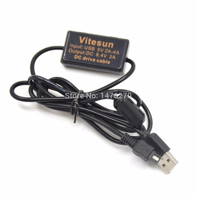 

AC-L200 AC-L25A USB charger cable fits External power bank for Sony Cyber-shot Camera&Handycam DCR-IPDVDHCSRPC HDR-HCUX