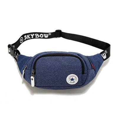 

Pocket mens casual one-shoulder diagonal backpack business wallet Oxford cloth outdoor sports mens pockets