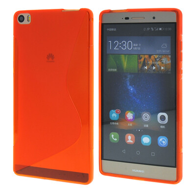 

MOONCASE Huawei P8 Max Дело S - линия Гибкая Прочный силиконовый гель ТПУ Тонкий чехол для Huawei Ascend P8 Max красный