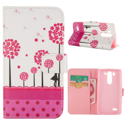 

MOONCASE Case for LG G3 Mini Flip Leather Wallet Card Slot Foldable Stand Feature Case Cover [Pattern series] /a01