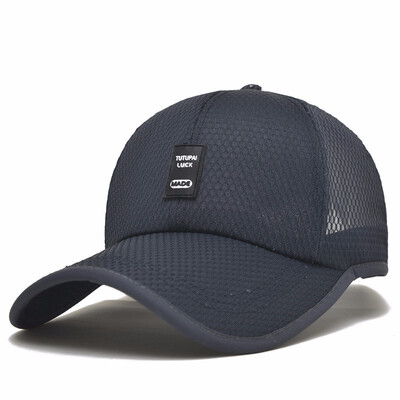 

Summer male baseball cap tide hat female full net breathable sun hat outdoor sunscreen