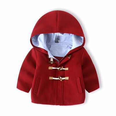 

Autumn boys woolen coat British StyleBoys woolen windcoat