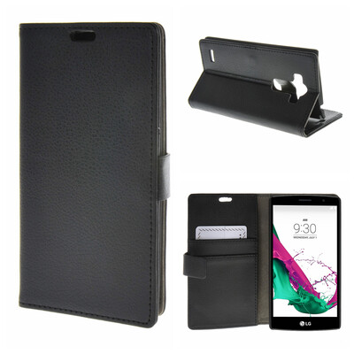 

MOONCASE ЧЕХОЛ ДЛЯ LG G4 Beat G4S High quality Leather Flip Wallet Card Holder Bracket Back Pouch Black