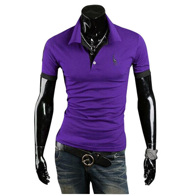 

Zogaa Men's POLO Shirt Fawn Short Sleeve