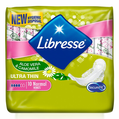 

кривой блеска (Libresse) гигиенические салфетки 284mm 24 формы утечки предупреждения листа сухой мгновенной всасывания типа Extended ежедневное количество [Европейский импортируется]