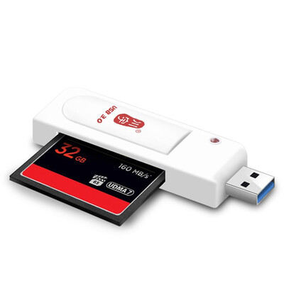 

Kawau CF Card Reader 30 USB High Speed Adapter with CF Card Slot C301 Max Support 256GB Memory Card Reader for Computer
