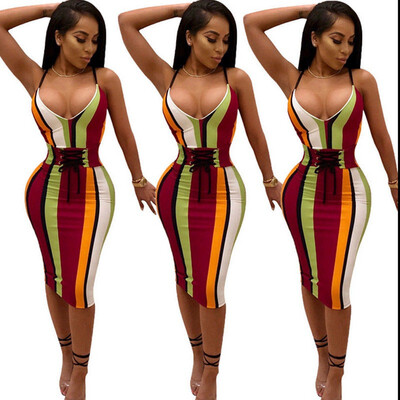 

Sexy Women Evening Cocktail Dress Bodycon Off Shoulder Midi Skirt Ruffle Fashion