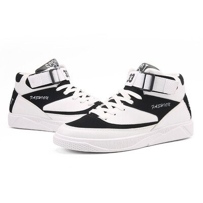 

2018 new basketball shoes winter new fashion wild high shoes mens shoes Korean high school junior high school campus wind sports