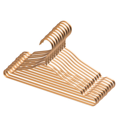 

Visitor FK Space Aluminum Alloy Hanger Adult No Clothes Hanger Hanger Indoor Local Gold Gold Anti-skid Clothes Hanging Household Drying Local Gold 5