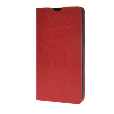 

MOONCASE Leather Side Flip Wallet Card Holder Stand Shell Pouch ЧЕХОЛ ДЛЯ LG Magna Red