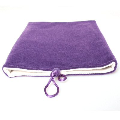 

7'' Tablet Purple Cloth Case Cover Woolen Strap For Mini iPad