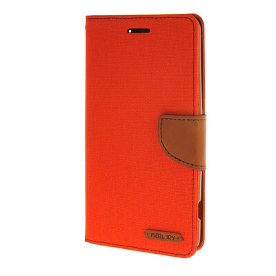 

MOONCASE Sony C4 , Leather Flip Wallet Card Holder Pouch Stand Back ЧЕХОЛ ДЛЯ Sony Xperia C4 Orange