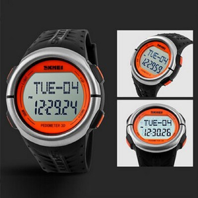 

SKMEI 1058 Heart Rate Monitor pedometer Sport LED watch Digital Counter