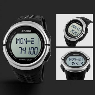 

SKMEI 1058 Heart Rate Monitor pedometer Sport LED watch Digital Counter