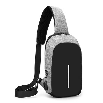 

Casual Anti Theft Chest Bag Men Nylon Waterproof Men Money Phone Pouch Sling Bag Female Shoulder Bag Male Chest Pack