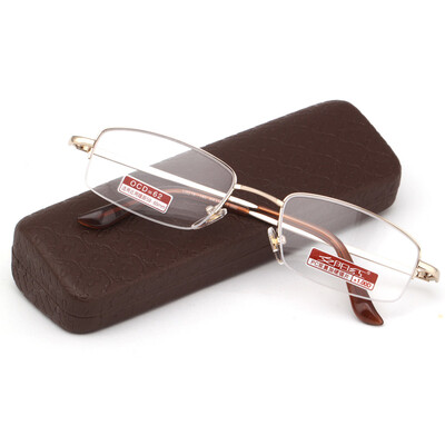 

Закат красные очки для чтения мужчины Крылья для ПК плюс твердые линзы AX3103 400 градусов