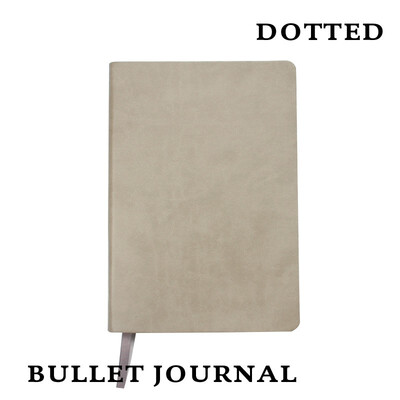 

A5 Dot Grid Hard Cover PU Diary Notebook Creative Dotted Bullet Journal Bujo