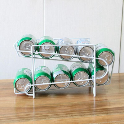 

UpperX iron Beverage Beer Rack Storage Organizer Holder can tank Kitchen Finishing Refrigerator Fridge Pantry Space Saver Tools