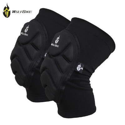 

2Pcs Wolfbike Breathable Elastic Knee Pads Football Basketball Sports Leg Sleeve