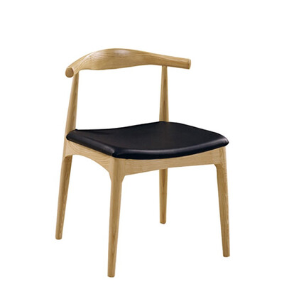 

Relaxing&cheap soild wood hotel horn chair