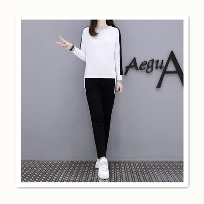 

2018Autumn combed cotton ladies sports suit
