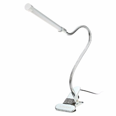 

Lixada 10W Eye Protection LED Clamp Clip Light Table Desk Reading Lamp 10 level Brightness Adjustable 3 Lighting Colors USB Powere