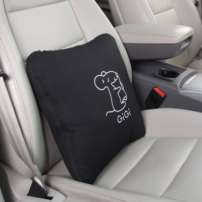 

Gigi GiGi car with pillow was G-1070 dual-use air-conditioning was multi-functional folding cushions Xia Liang was apricot