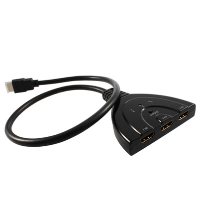 

3 Port Auto HDMI Switch Switcher Splitter Hub Box Adapter HD 1080p 3D HDTV