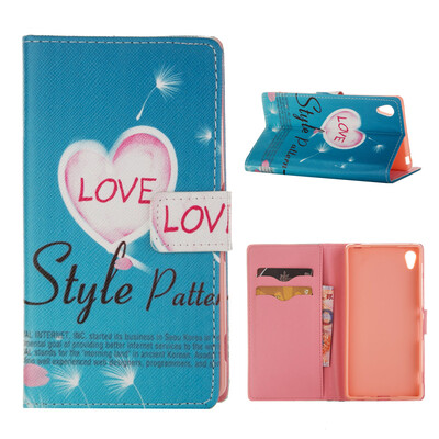 

MOONCASE ЧЕХОЛ ДЛЯ Sony Xperia Z4 Flip PU Leather Fold Wallet Card Slot Kickstand Back [Pattern series] /a11