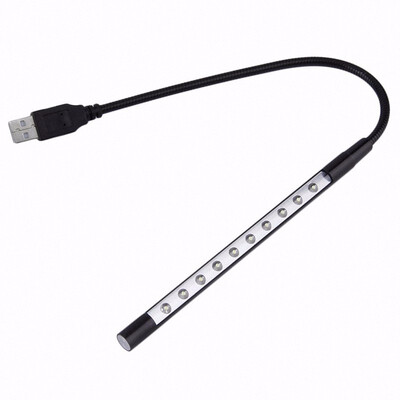 

Hot Sale Mini Flexible USB Led 10 Light Computer reading Lamp Bright Multi Colors for Notebook Laptop Desktop Power Bank