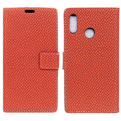 

MOONCASE Millet Mi A2 Lite Red Rice 6 Pro Woven Leather Case - Brown