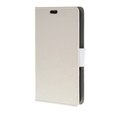 

MOONCASE Smooth PU Leather Flip Wallet Card Slot Bracket Back чехол для Sony Xperia E4G White