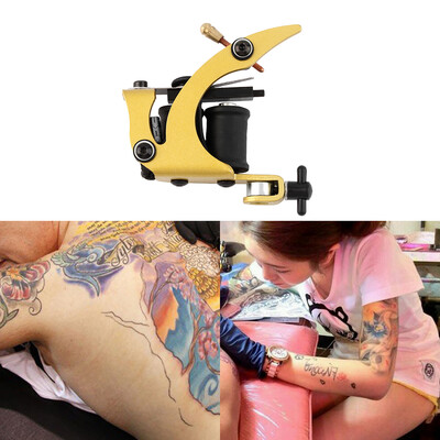 

Empaistic Skull Tattoo Machine Gun for Liner & Shader Dual 10-Wrap Coils Set