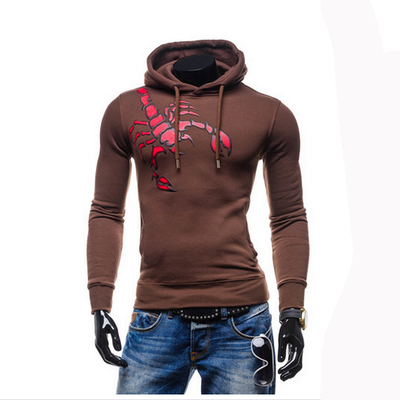 

Zogaa новую мужскую толстовку пуловер печать