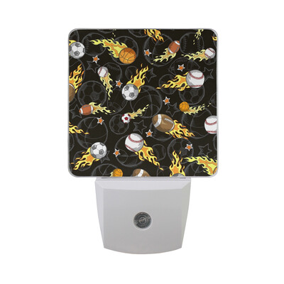 

ALAZA LED Night Light With Smart Dusk To Dawn SensorStrawberry Pattern Fruit Plug In Night Light