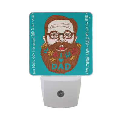 

ALAZA LED Night Light With Smart Dusk To Dawn SensorTropical Palm Leaves Plug In Night Light