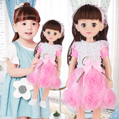 

Aozhi Jia AoZhiJia 4D blinking talk singing story smart Barbie doll set childrens toy doll voice play house gift box Jia Jia Princess