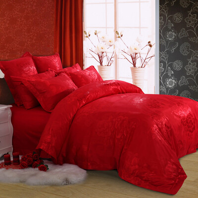 

Dohia wedding cotton bed set/bed kit (duvet cover/bed sheet/pillowcase)