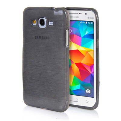 

MOONCASE Soft Flexible Silicone Gel TPU Skin Shell Back Case Cover for Samsung Galaxy Grand Prime G530H Grey
