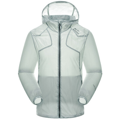 

El Monte ALPINT MOUNTAIN кожаная одежда пара моделей мужчин и женщин легкая дышащая тень кожаная ветровка отрывная с капюшоном одно кожаное пальто 640-103 светло-серый XXXL